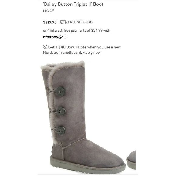 UGG Women's Bailey Button Triplet II Boots - Picture 10 of 10